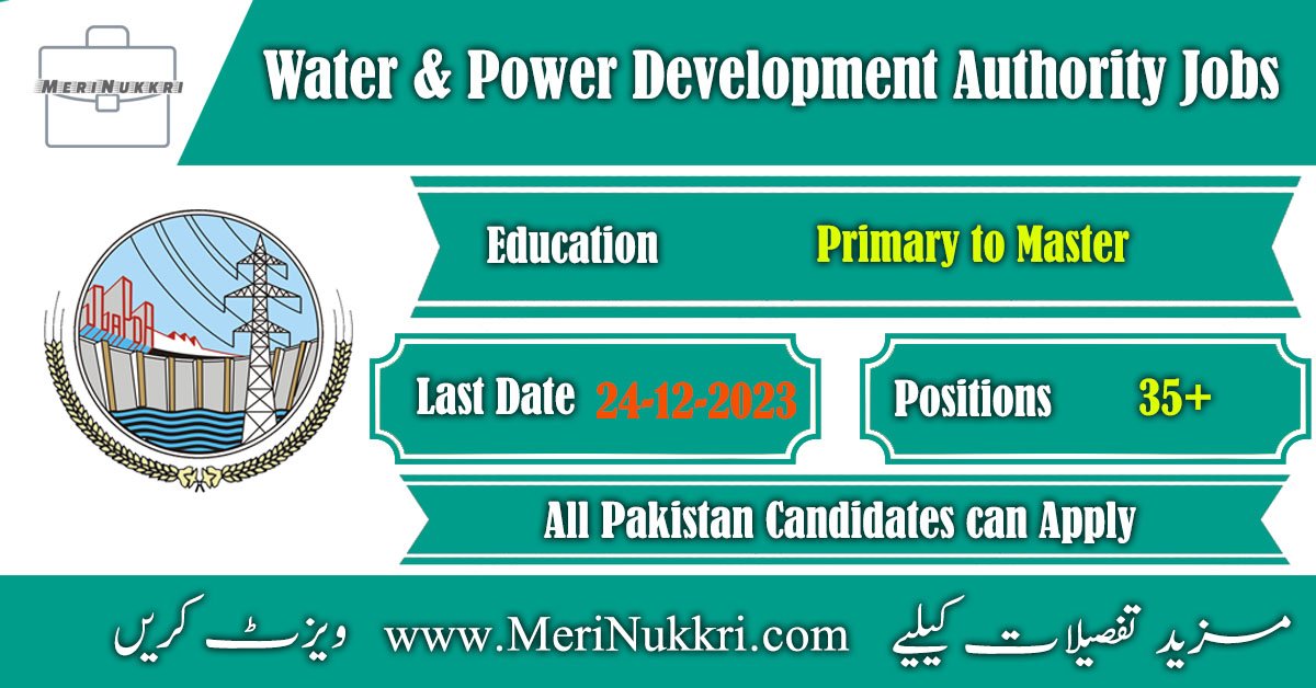 Water & Power Development Authority Jobs 2024