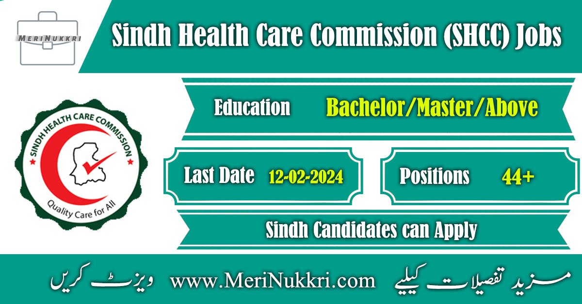 Sindh Health Care Commission Jobs