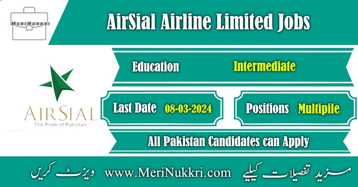 Airsial Airhostess Jobs
