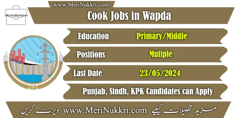 Meri Nukkri Government Jobs 2024 Pakistan Jobs 2024 9346